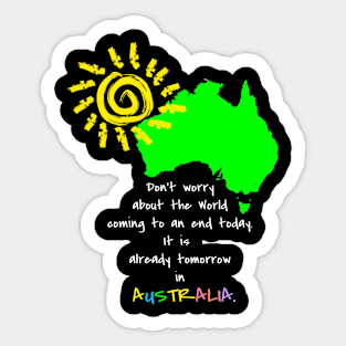 Don't Worry Sticker